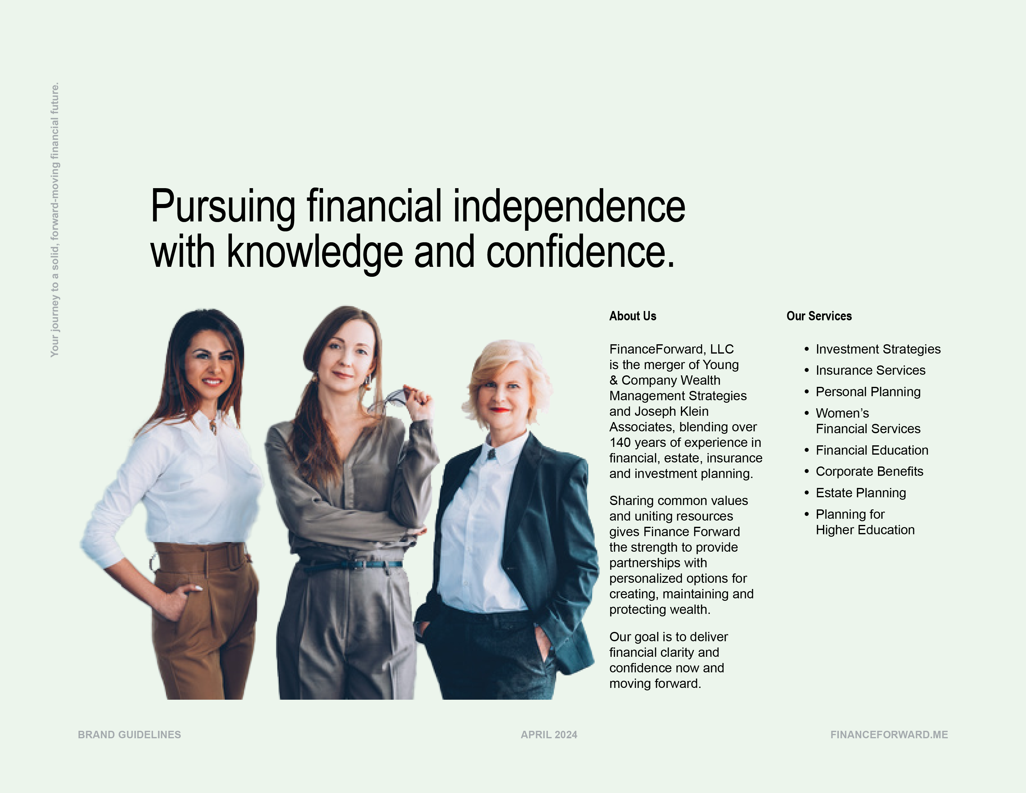 Finance Forward Brand Style Guideline Book, About